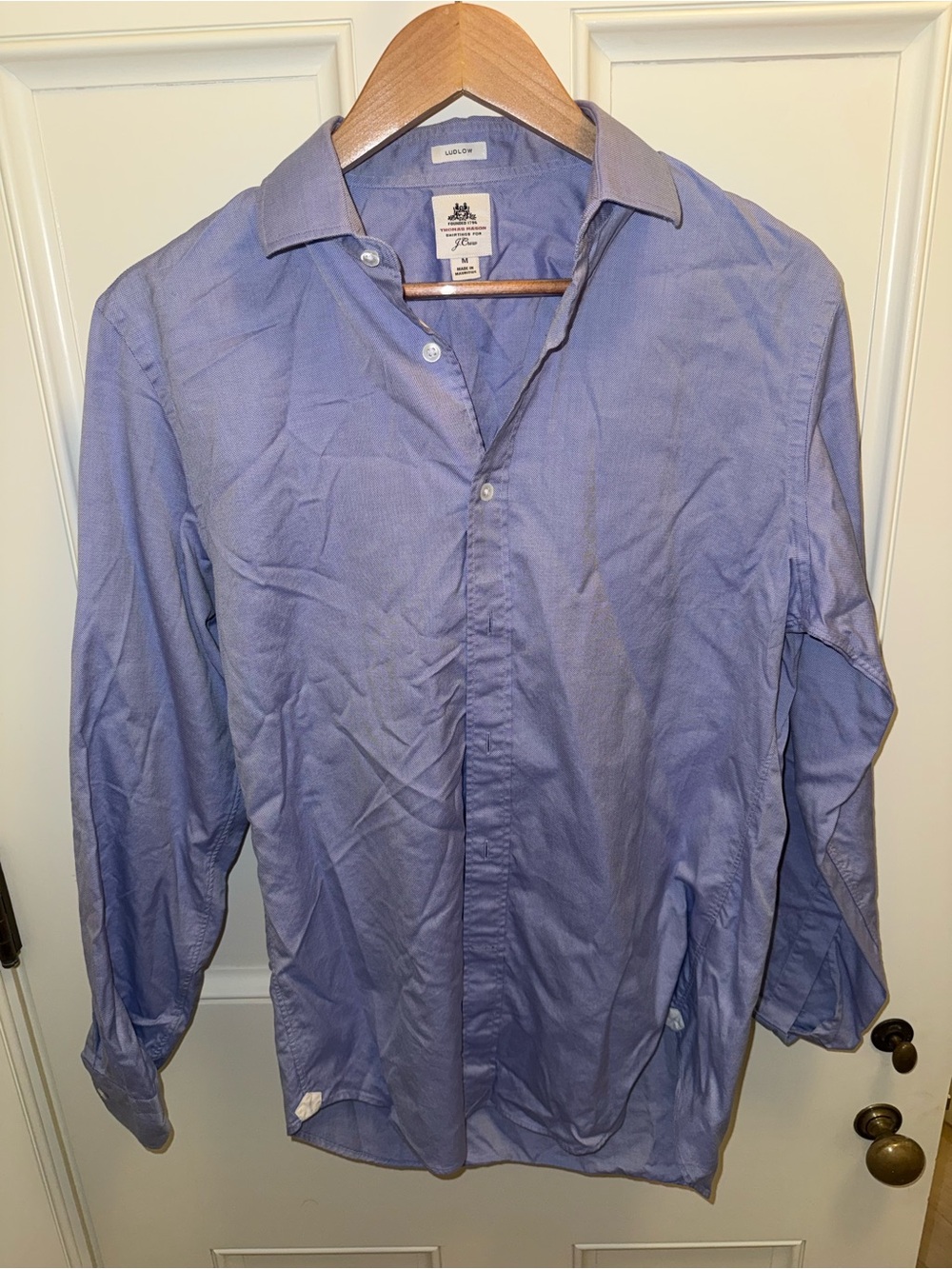 J. Crew Men's Light Blue Dress Shirt